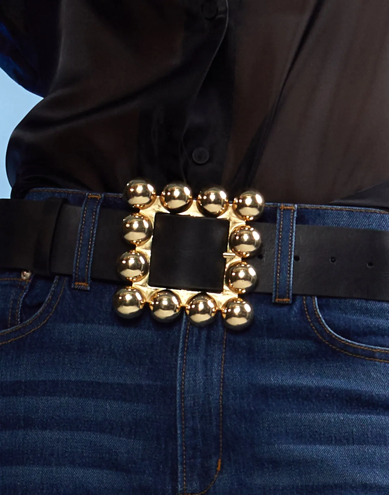 Oversized Buckle Belt
