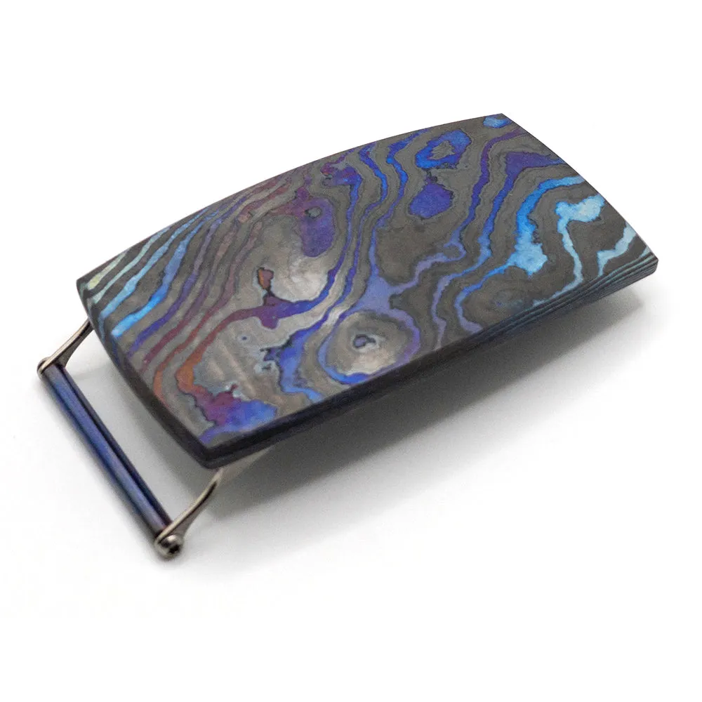 Pat Pruitt Zirconium Space Cowboy One Piece Buckle 1.5