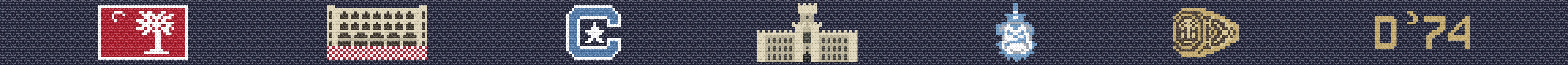 Personalized - The Citadel Hand-stitched Needlepoint Belt - Officially Licensed