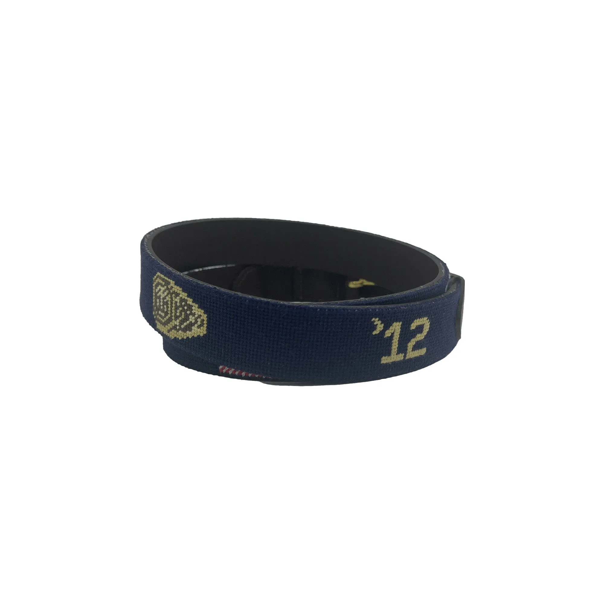 Personalized - The Citadel Hand-stitched Needlepoint Belt - Officially Licensed