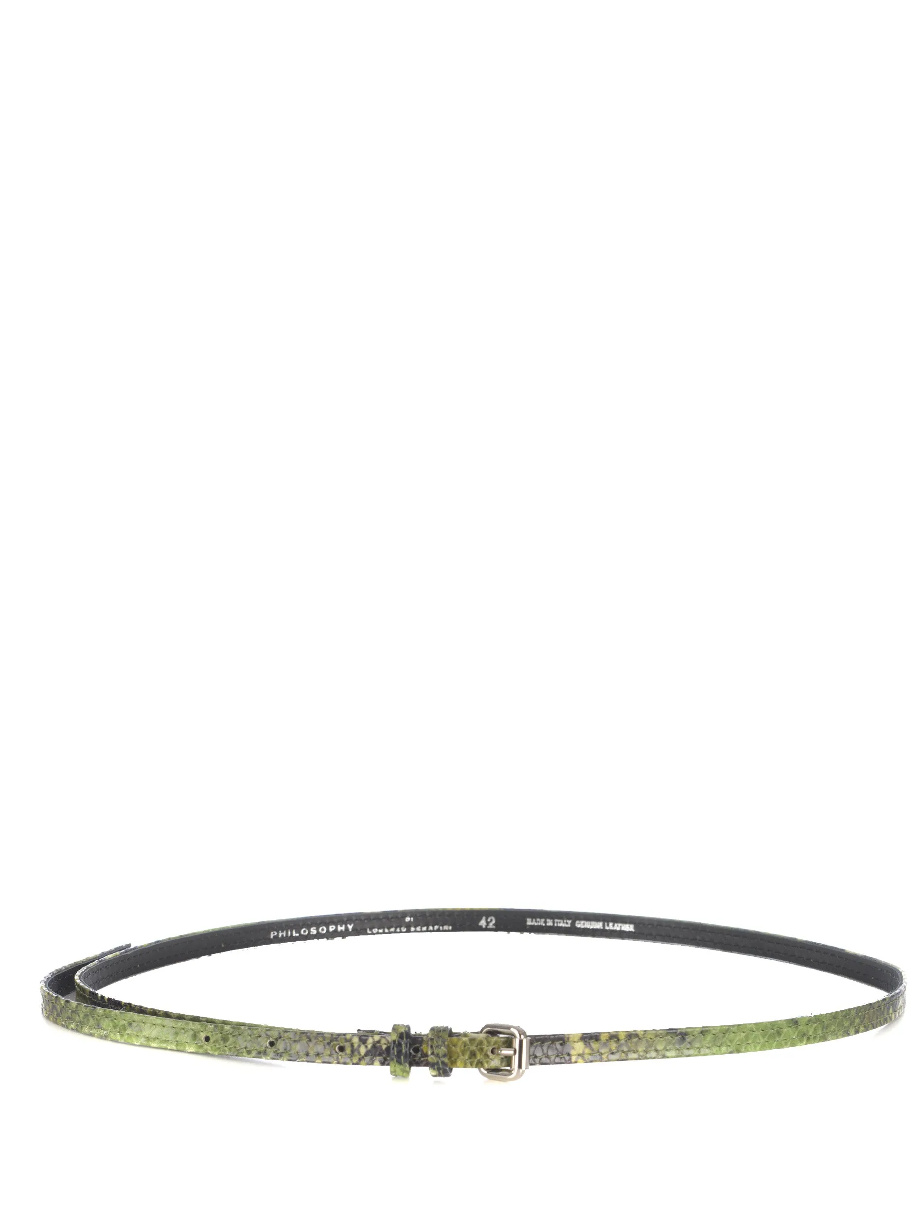 Philosophy Di Lorenzo Serafini Metal Buckle Belt