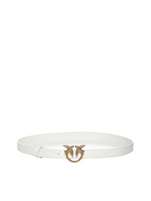Pinko Love Birds Buckle Thin Belt