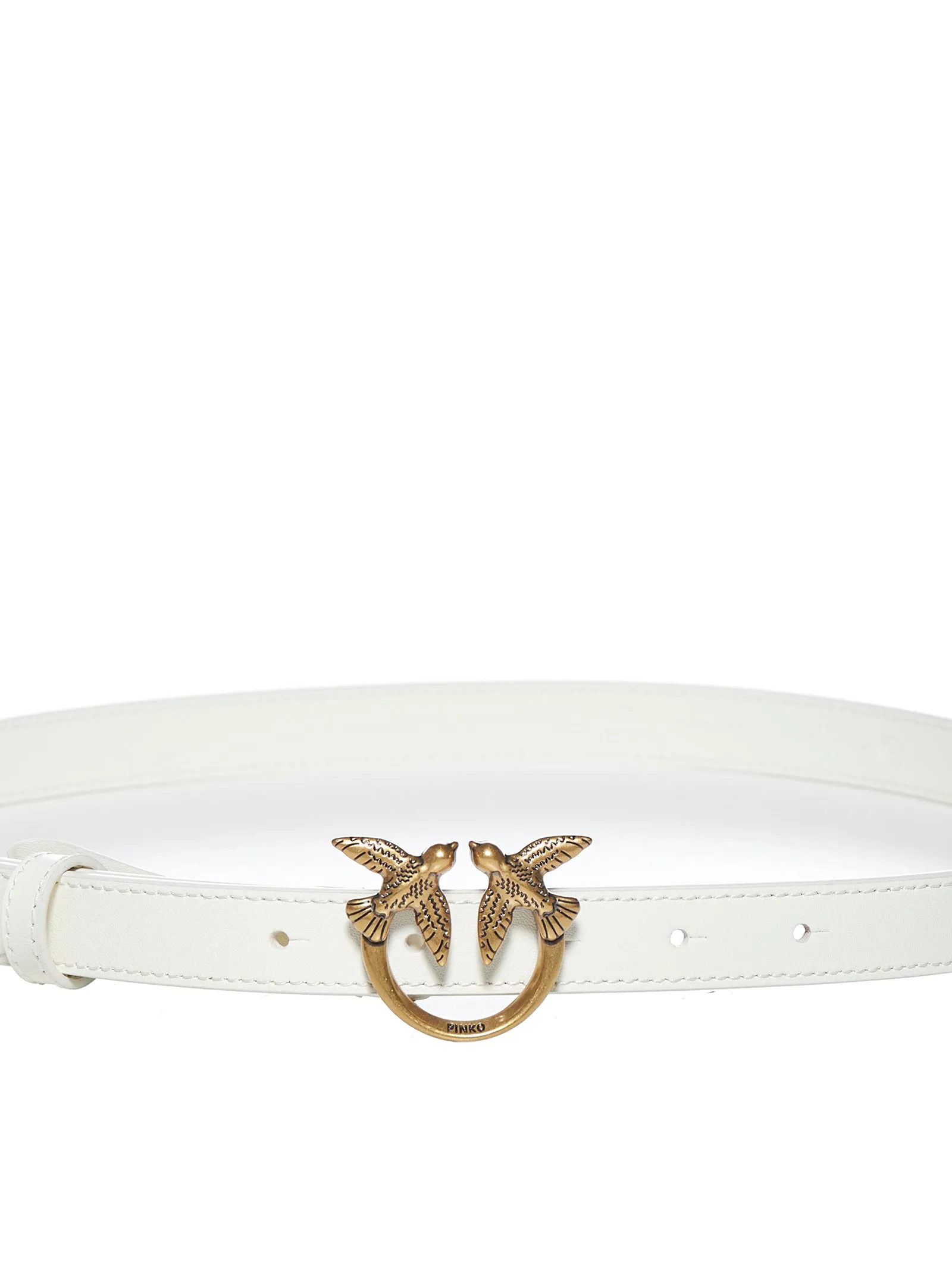 Pinko Love Birds Buckle Thin Belt