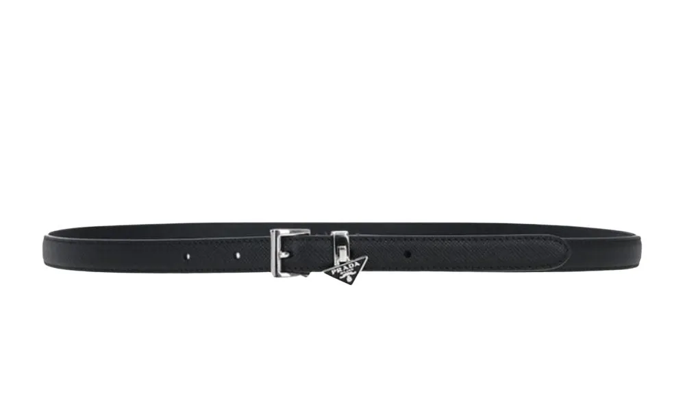 Prada Logo Plaque Belt