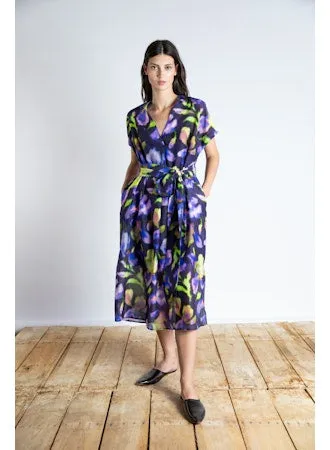 Ps2190 Plum Printed Tunic Dress