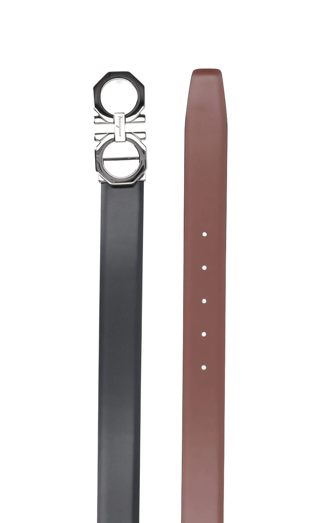 Salvatore Ferragamo Gancini Buckle Reversible Belt