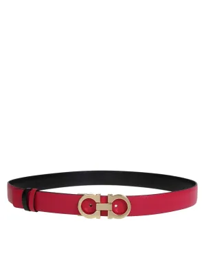 Salvatore Ferragamo Gancini Reversible Belt