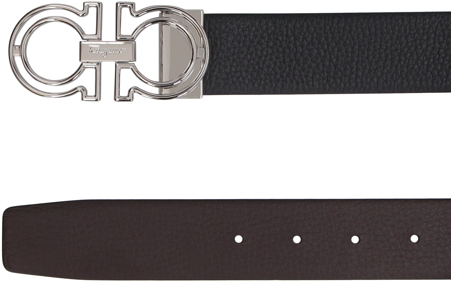 Salvatore Ferragamo Logo Detailed Belt