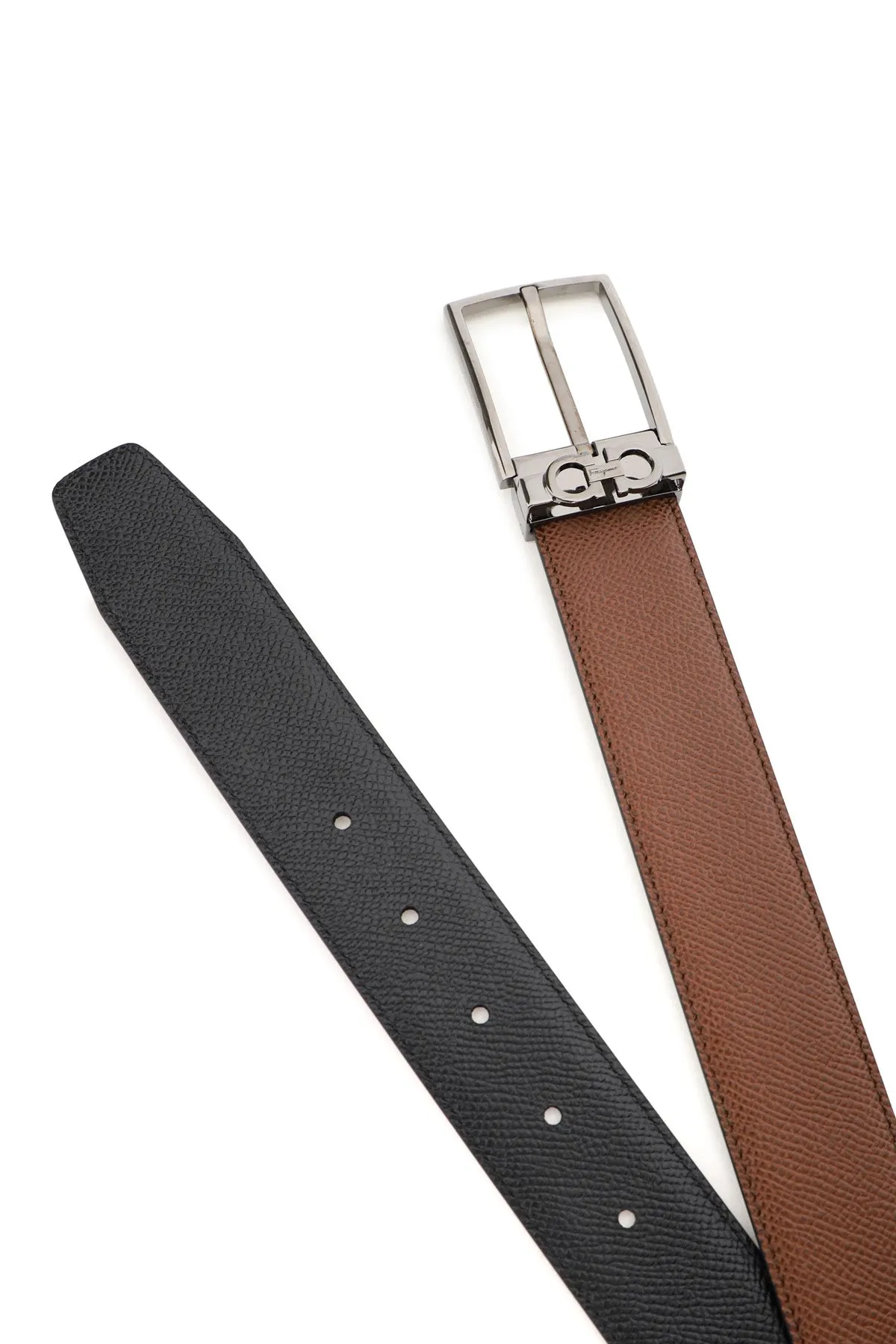 Salvatore Ferragamo Reversible Gancini Belt