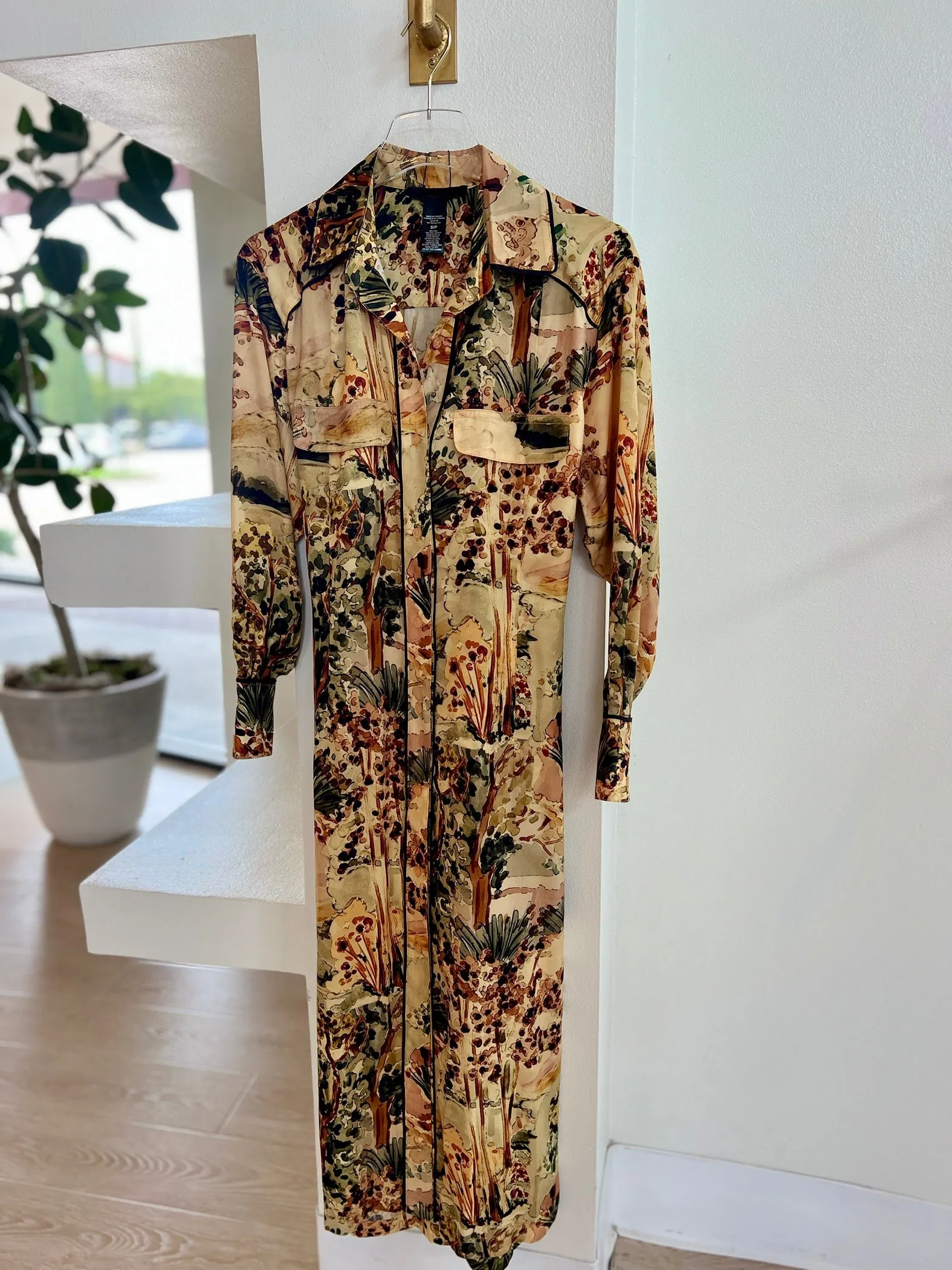 Smfa24024 Smythe Landscape Shirt Dress