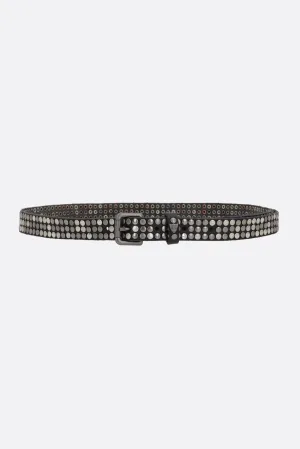 studded leather belt