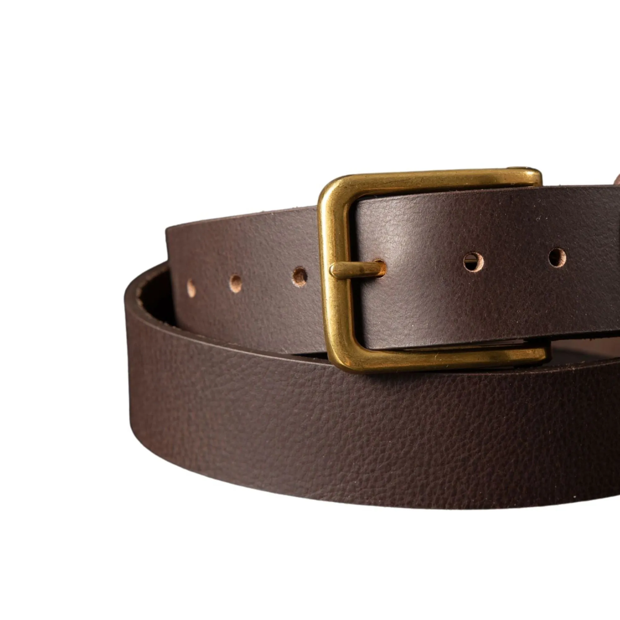 The Alchemist Belt Buckle - Long Semi-Rounded Brass Belt Buckle - 40 mm/ 1.6"