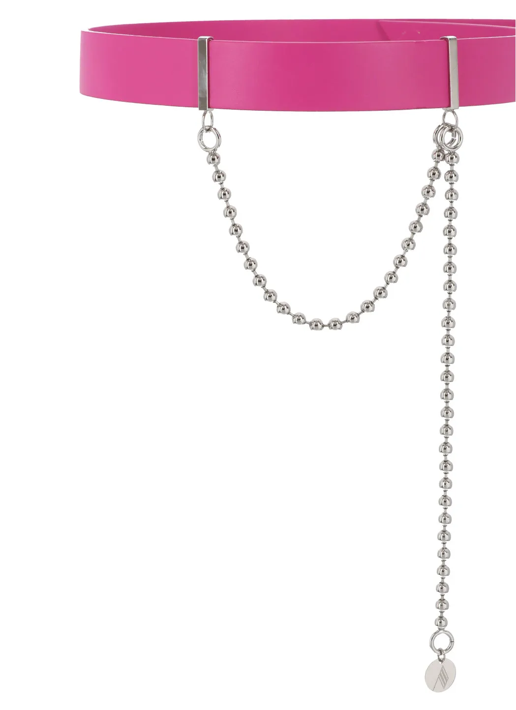 The Attico Chain Embellished Buckle Belt