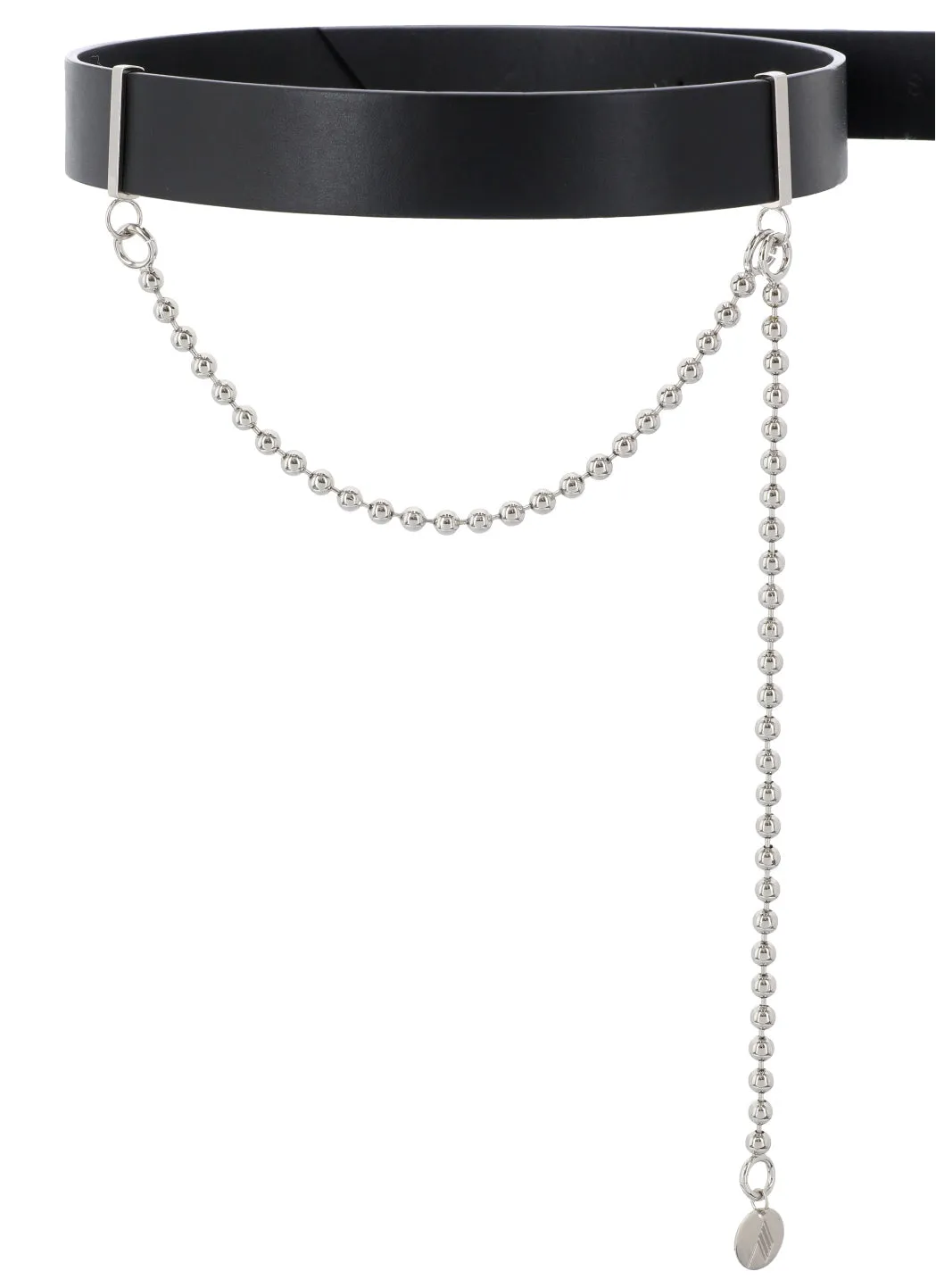 The Attico Chain Embellished Buckle Belt