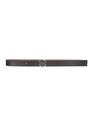 Tory Burch Logo Plaque Reversible Belt