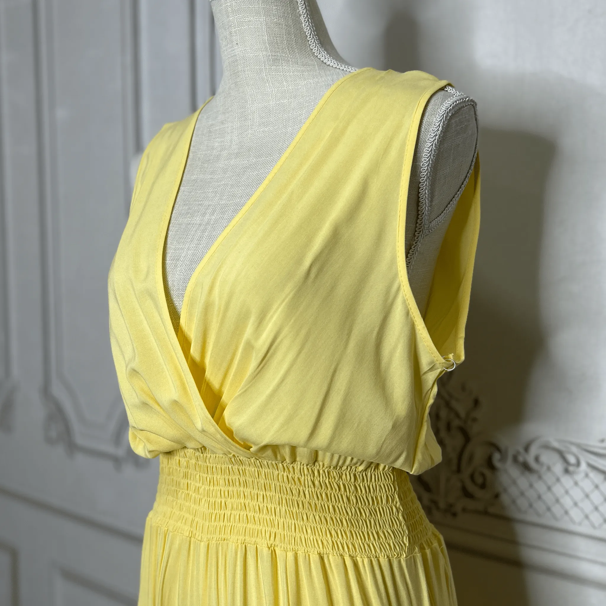 V-Neck Palazzo Jumpsuit