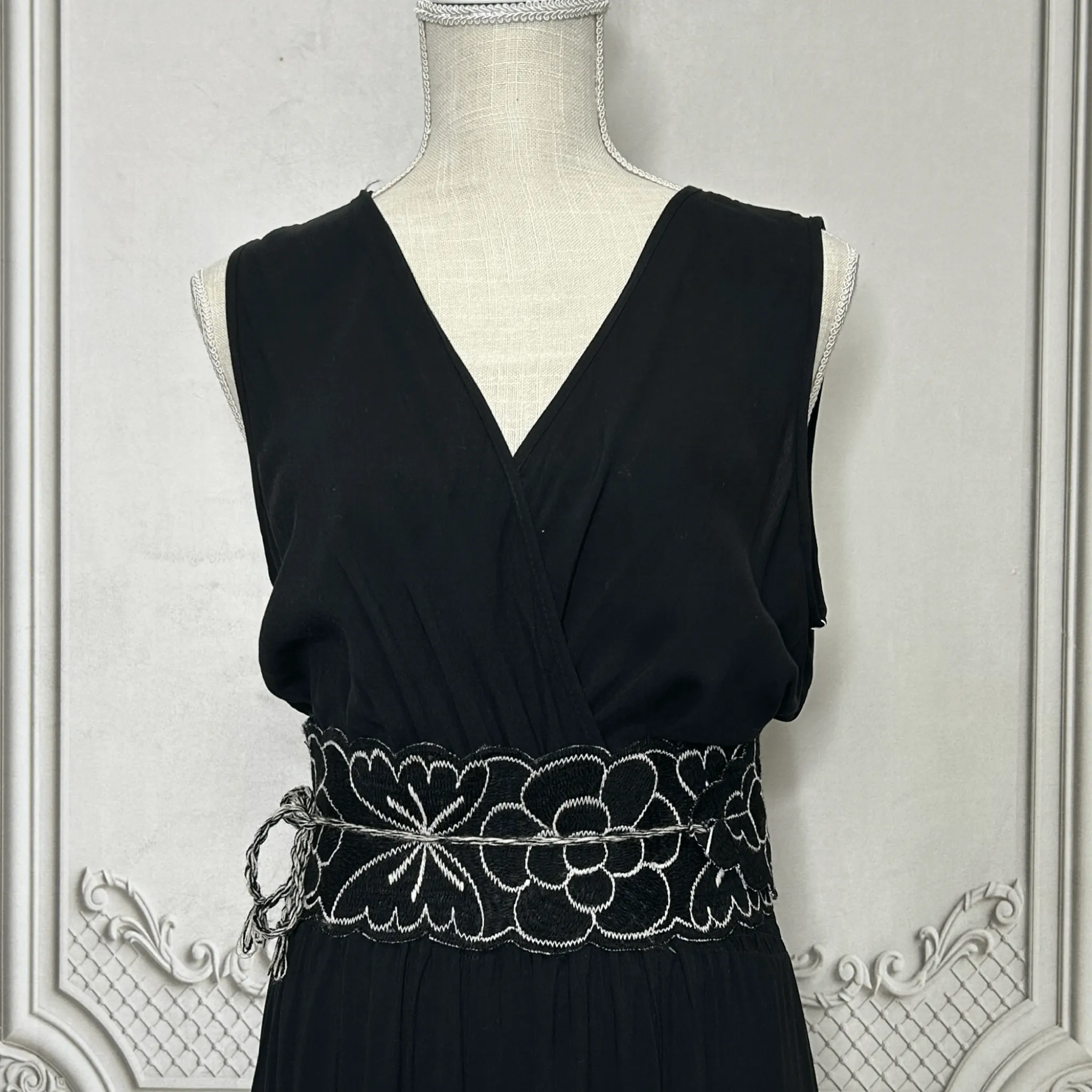 V-Neck Palazzo Jumpsuit