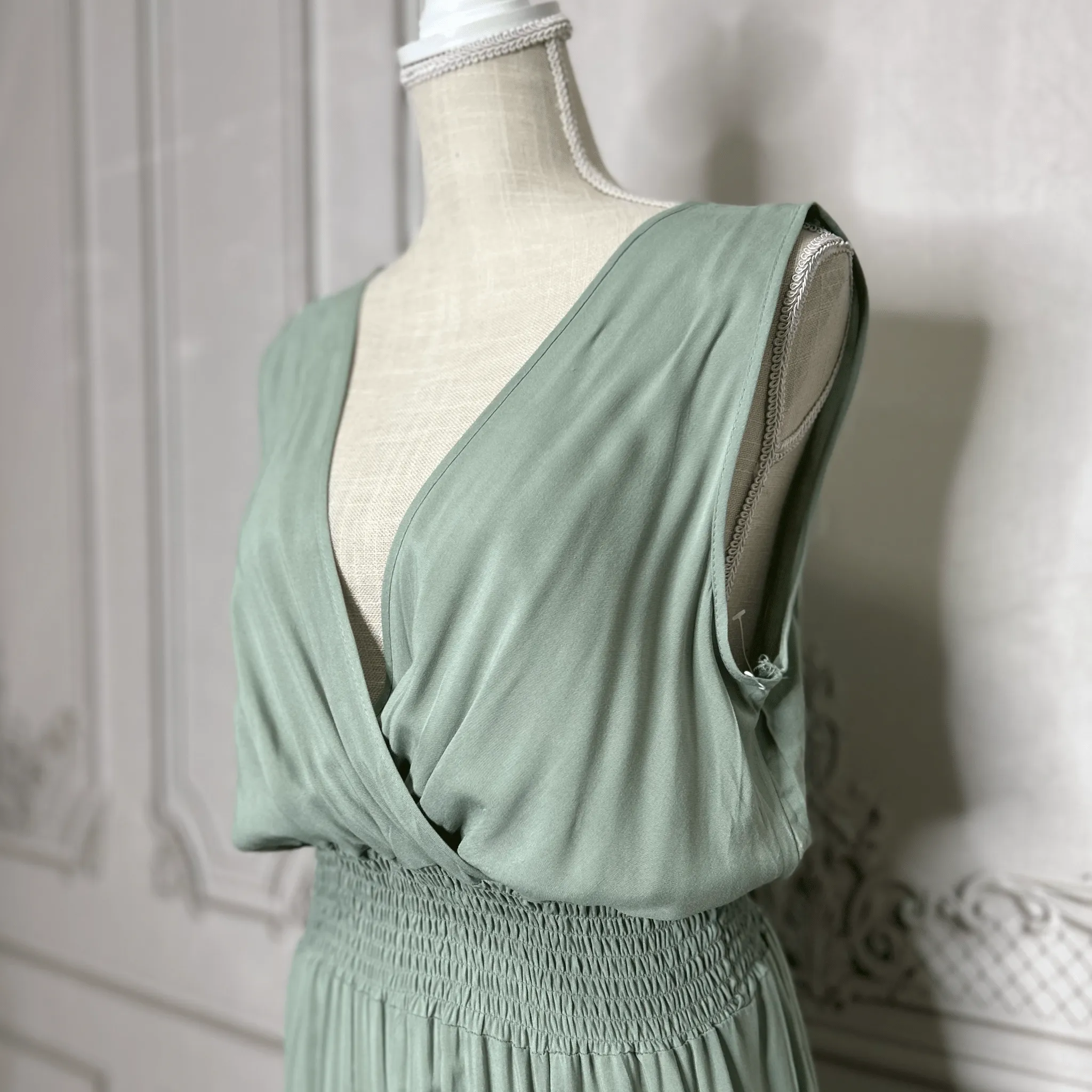 V-Neck Palazzo Jumpsuit