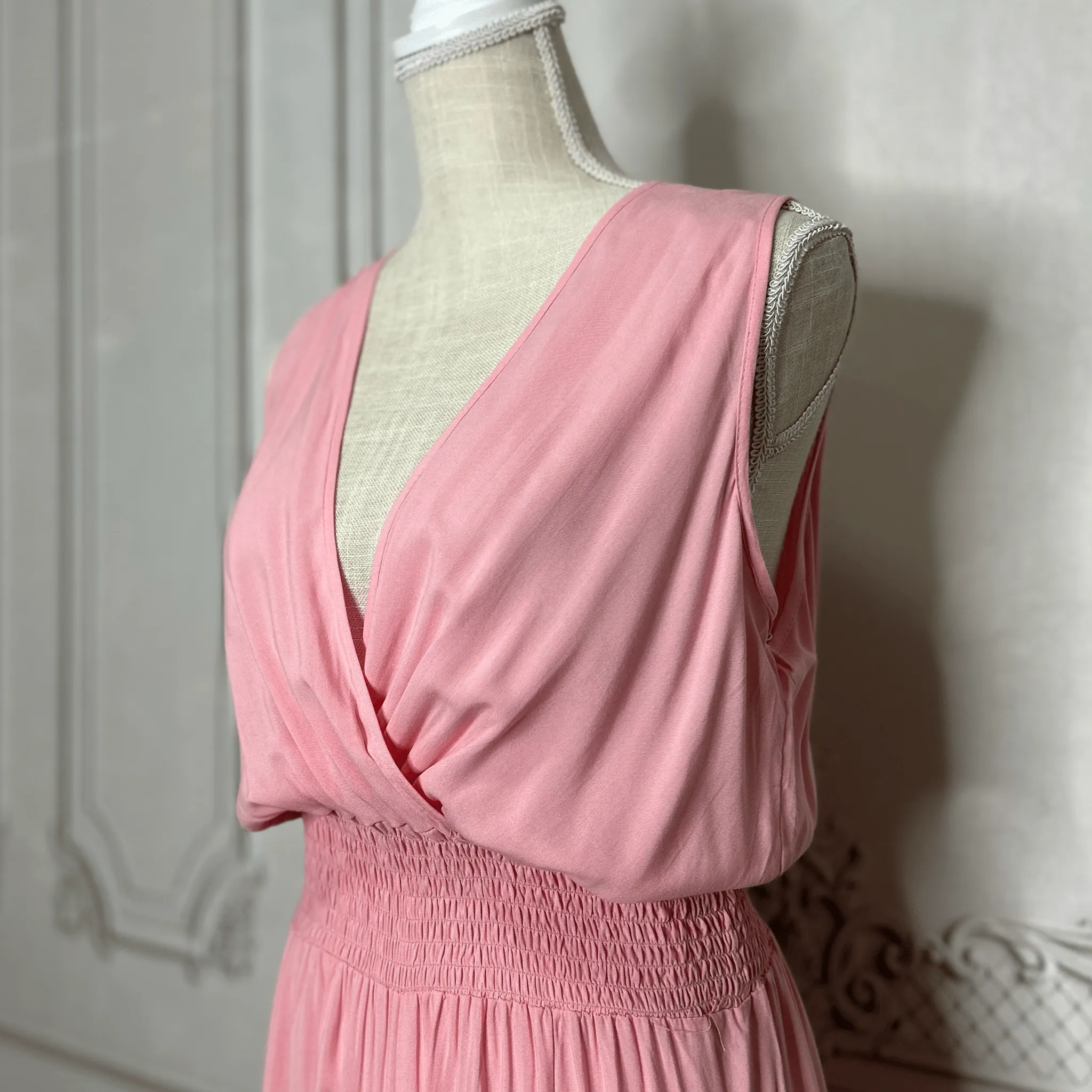 V-Neck Palazzo Jumpsuit