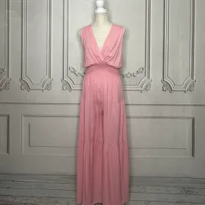 V-Neck Palazzo Jumpsuit