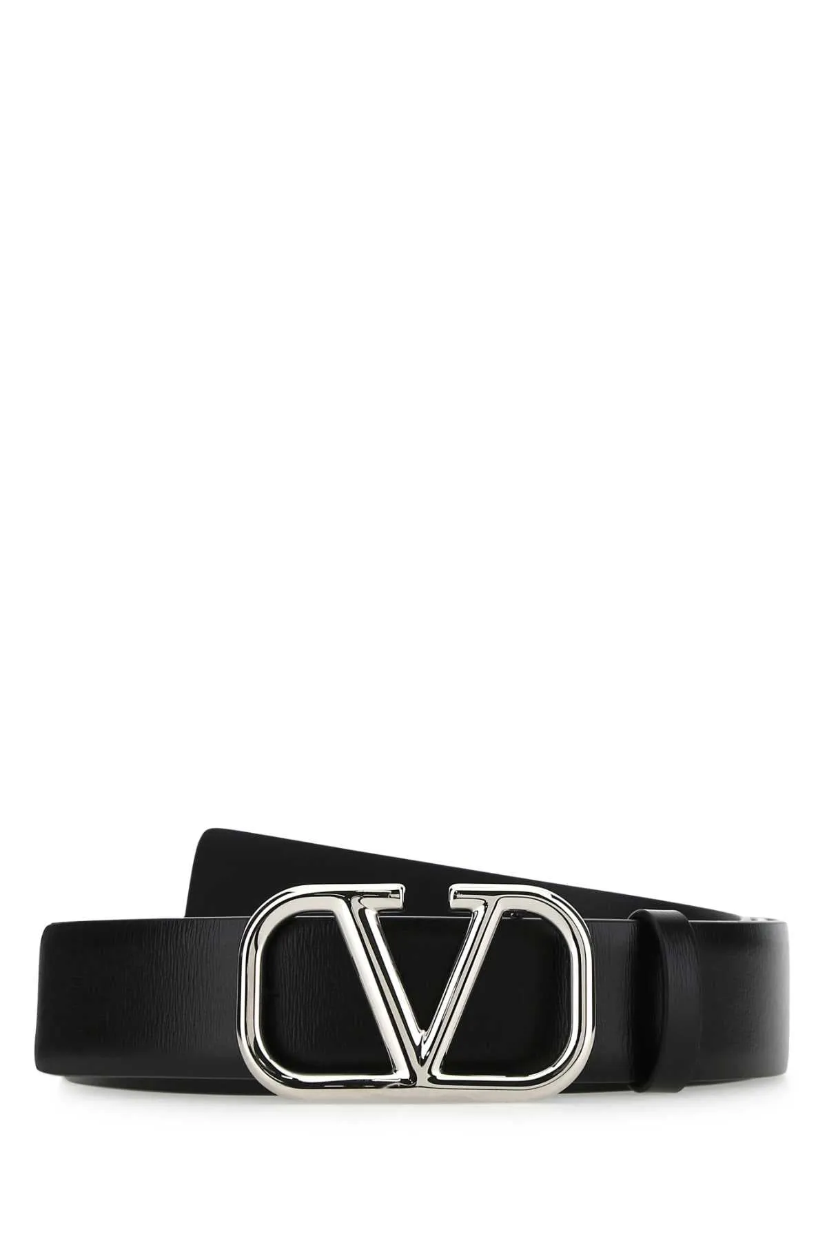 Valentino VLogo Plaque Buckle Belt