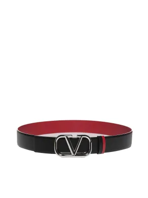 Valentino	VLogo Plaque Reversible Belt