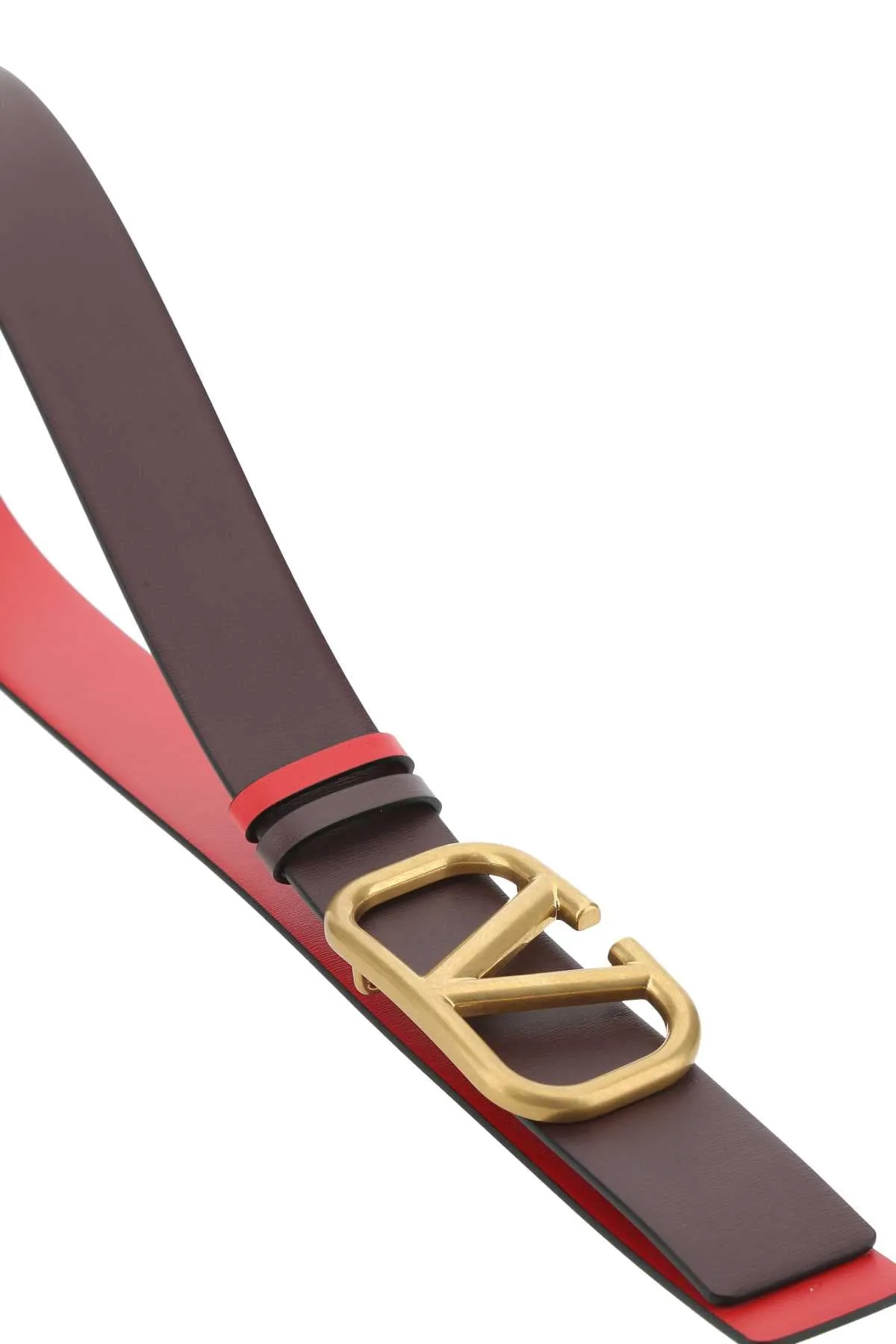 Valentino VLogo Plaque Reversible Belt