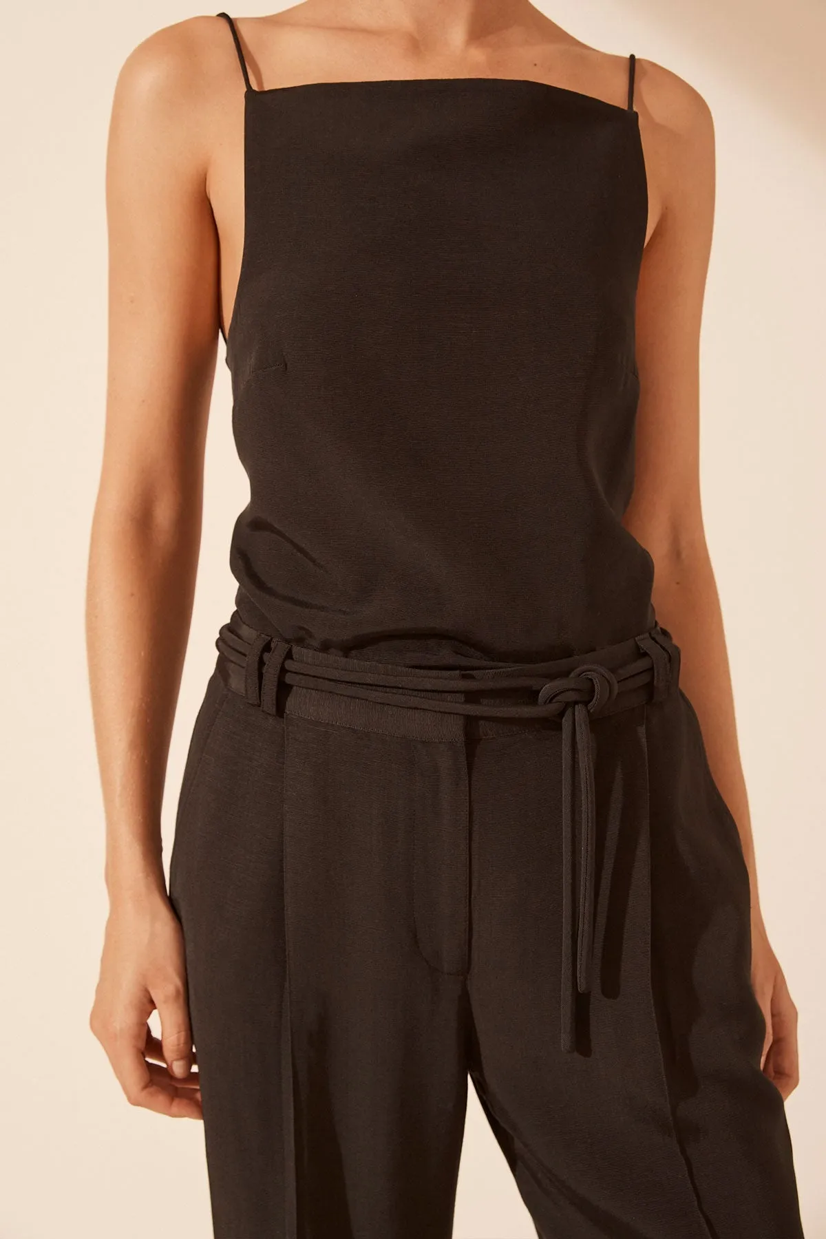 VENTO MID RISE PANT - BLACK