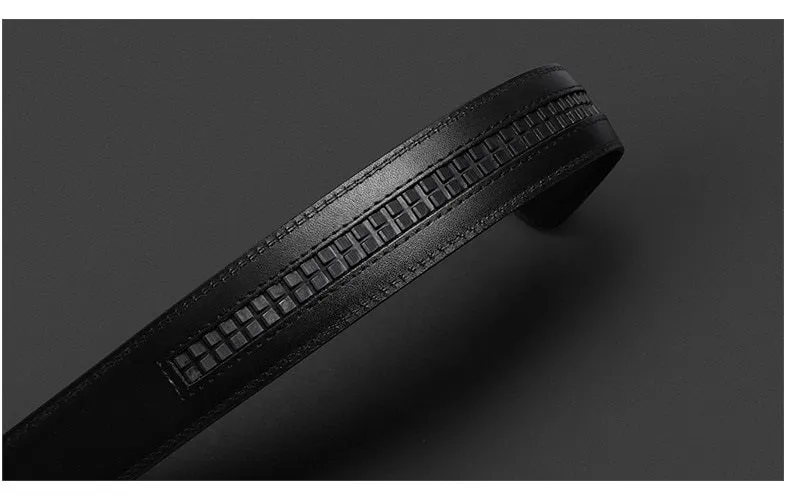 West Louis™ Automatic Buckle Genuine Leather Belt