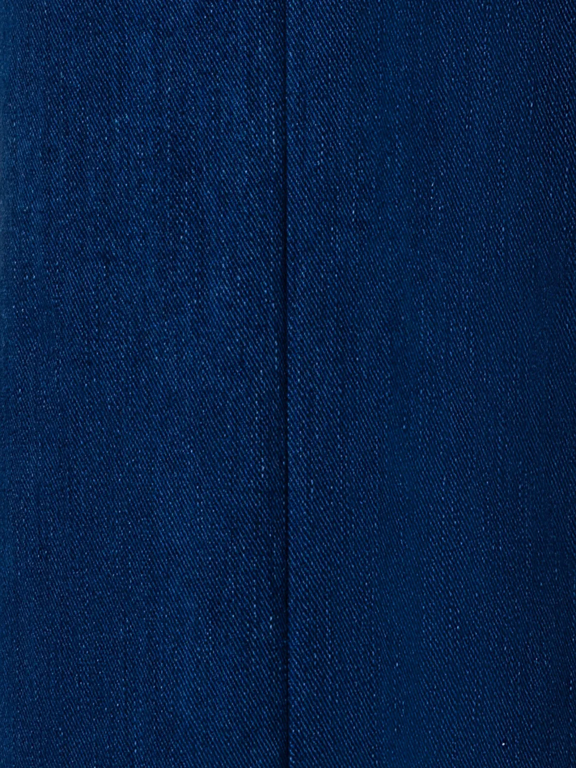 Wide Cotton Denim Stretch Pants
