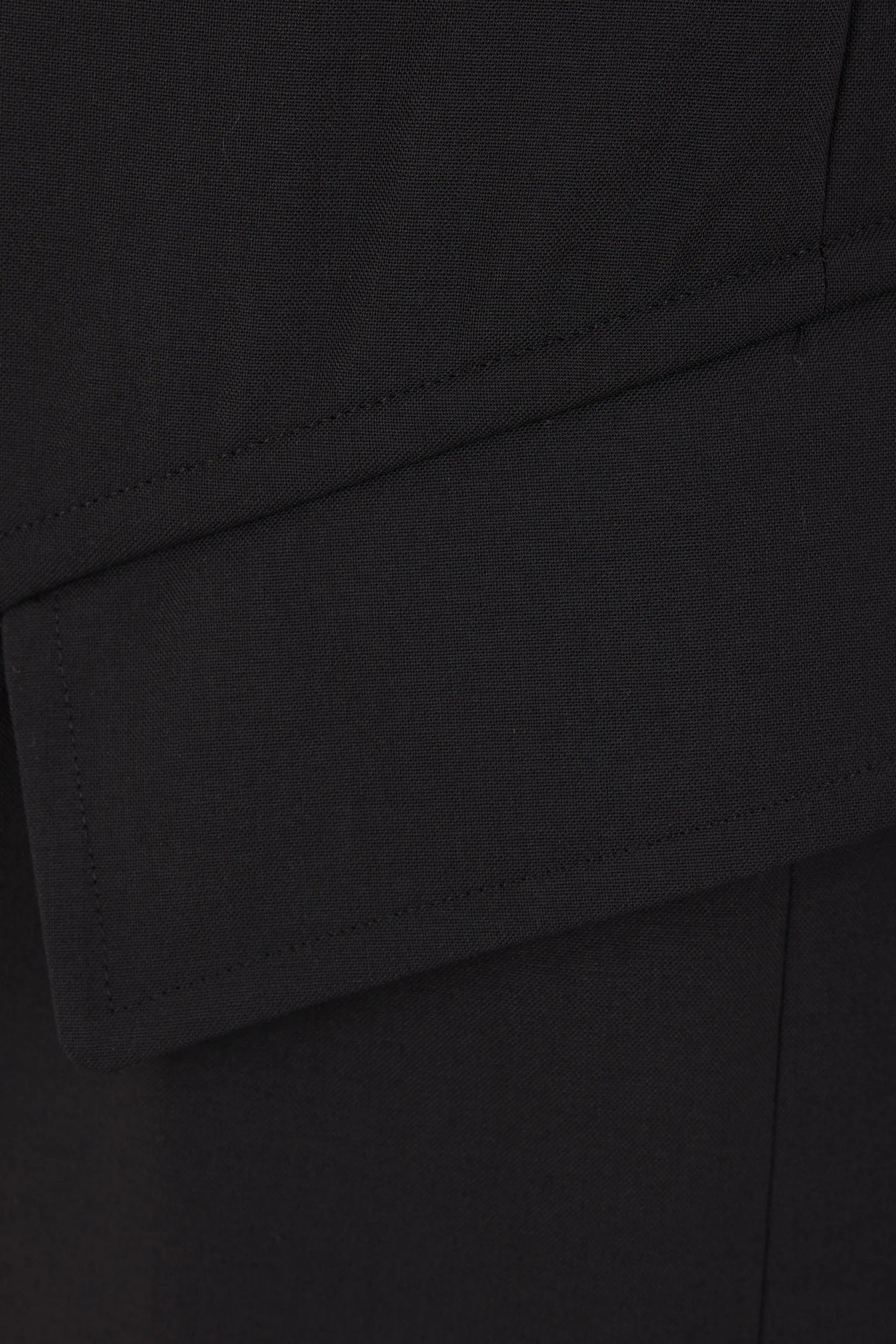 wool blend cargo trousers