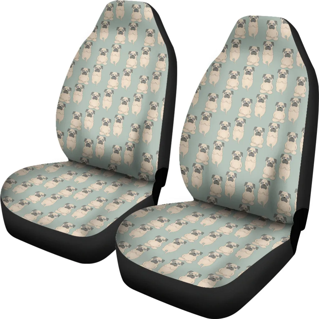 Yoga Pug Car Seat Covers