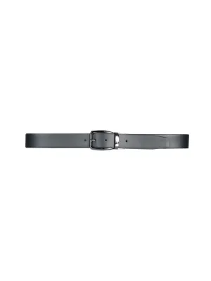 Z Zegna Logo Detailed Reversible Belt