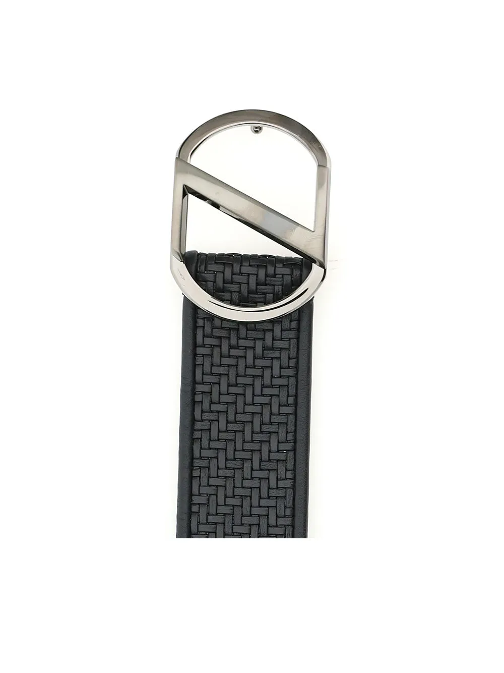 Z Zegna Logo Plaque Buckled Belt