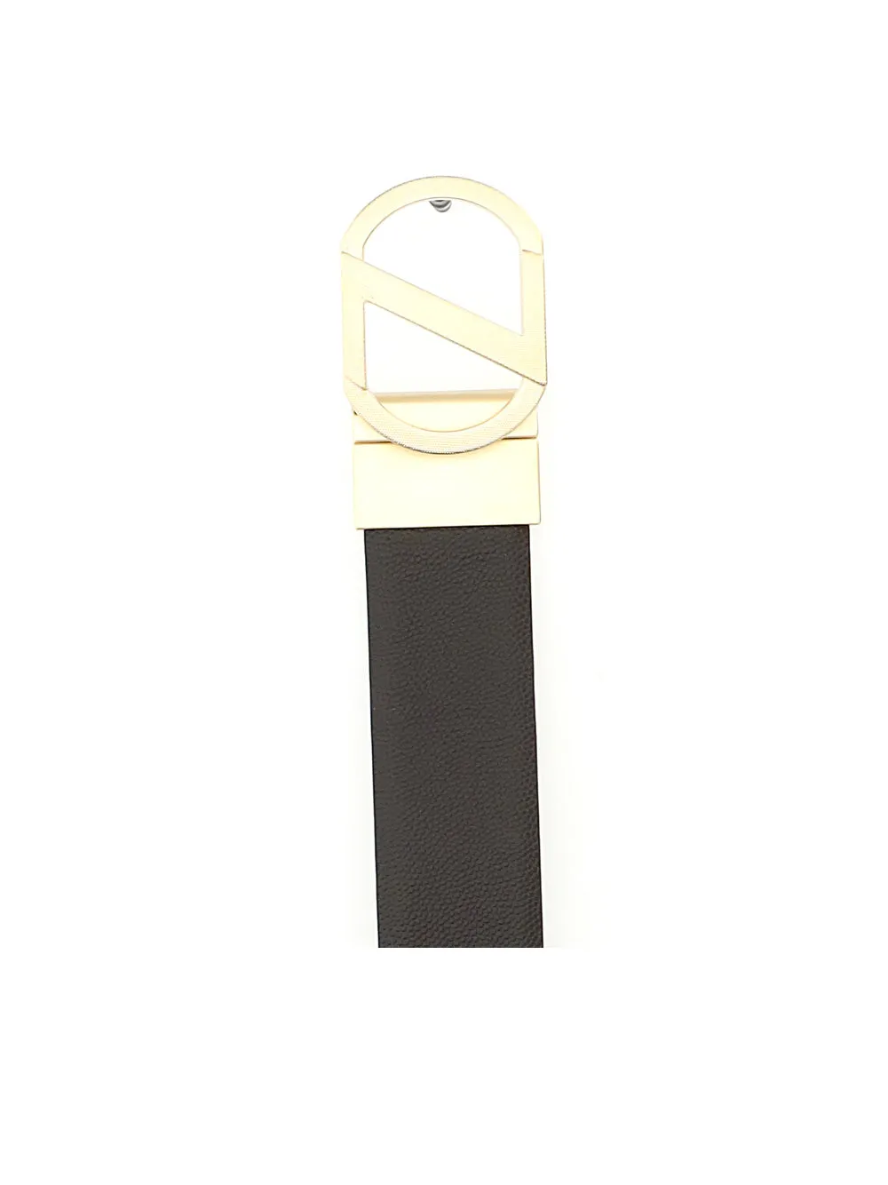 Z Zegna Logo Plaque Reversible Belt
